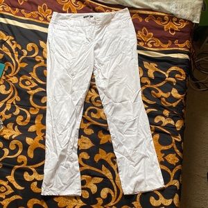 White pants size 12